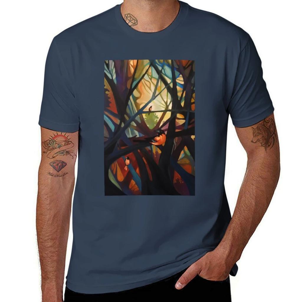 Oriole Morning TShirt Fashion Casual Short Sleeve TShirt