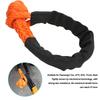Rope Shackle 11mm Dia Soft Shackle 21 Tons Breaking Strength Wear Resistant Portable for Truck for Boat for ATV