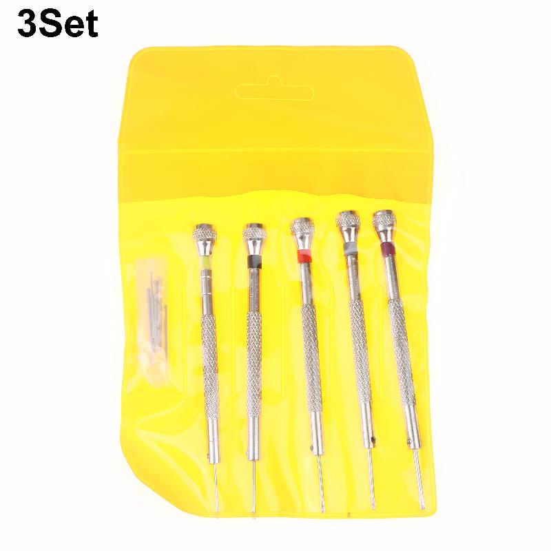 1/2/3/Set 0.8-1.6mm Steel Screwdriver For Watch Repairing Portable Watch Tools Band Removal With Mini Link Pins Watchmaker Tools