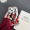 G-GasGas Red For IPhone 14 13 12 Mini 11 Pro XS Max X XR 14 Plus Tempered Glass Cover