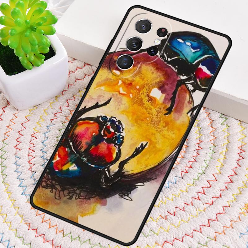 Чехол для телефона с изображением навозного жука для Samsung Galaxy note 10 pro S26 Ultra S23 S24 FE S25 S21 S22 PLUS ударопрочный