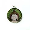 1Pc Thangka Wealth God Buddha Big Head Tibetan Culture Time Gem Pendant