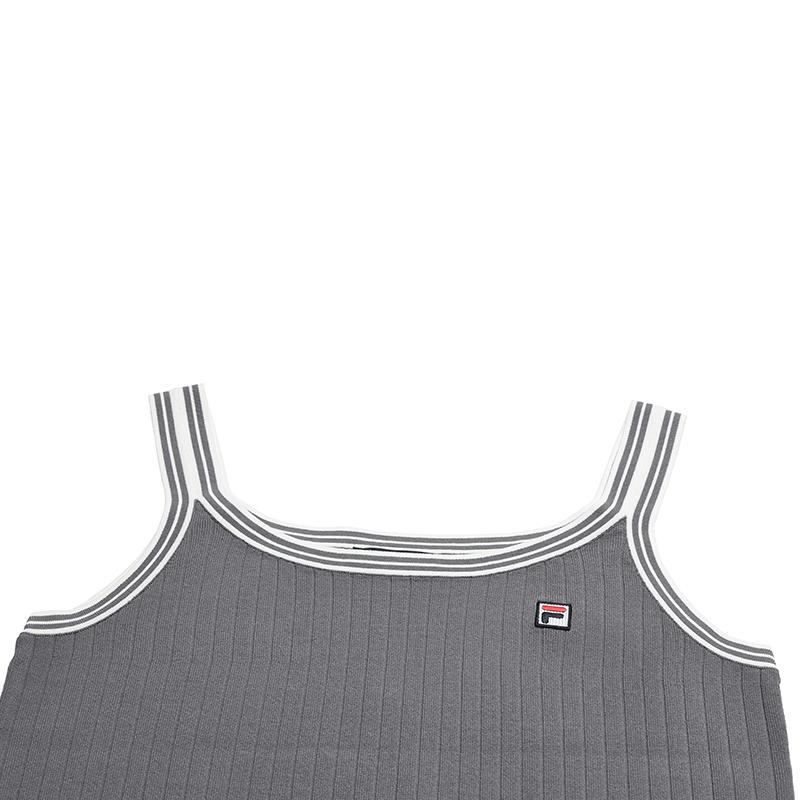 Fila Heritage Classic Простой Ретро Спортивный Прямой Повседневный Удобный Тканый Узкий Жилет Женские топы F11W628117FDY