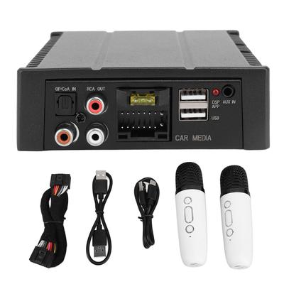 Автомобильный DSP-усилитель 4 X 80 Вт Hi-Fi Поддержка USB Bluetooth Оптический Коаксиальный Вход Цифровой Звуковой Процессор для Android