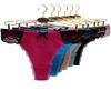 Women Thongs Sexy Cotton G Strings Womens Lace Thong Underwear 6 Pcs