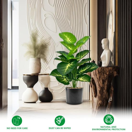 Искусственное зеленое растение в горшке Искусственная зелень Растение для помещений Напольное поддельное растение в горшке