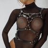 Sexy Full Body BDSM Leather Harness For Women Lingerie Belt Sexy Body Bondage Garter Belt Side Stocking Women Underwear