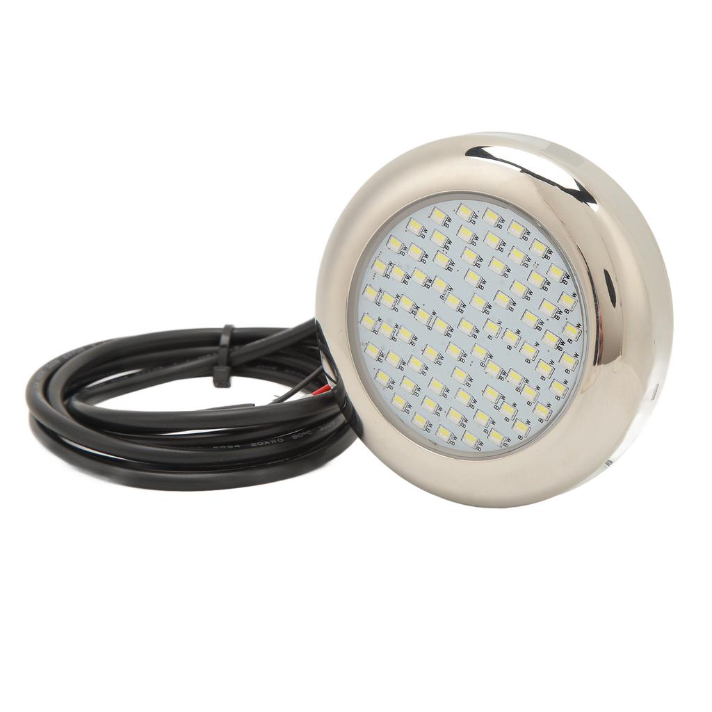 Marine Underwater Light DC 12V 135 Degrees  Angle IP68 Waterproof Seawater Interior Tail Swimming Pool Dome