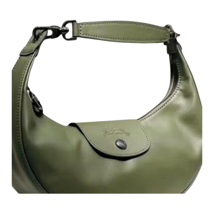 Longchamp Le Pliage Xtra Сумка на плечо из кожи с логотипом Маленькая женская сумка на плечо Кедр 10316987549