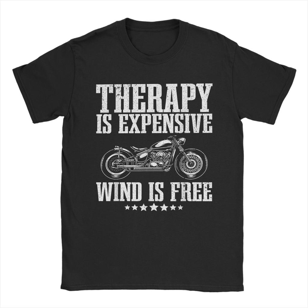 Harajuku TShirt Summer Therapy Motorcycle Trending T Shirts 100 Cotton Tshirt for Adult Y2K Classic Design Short Sleeve Tees