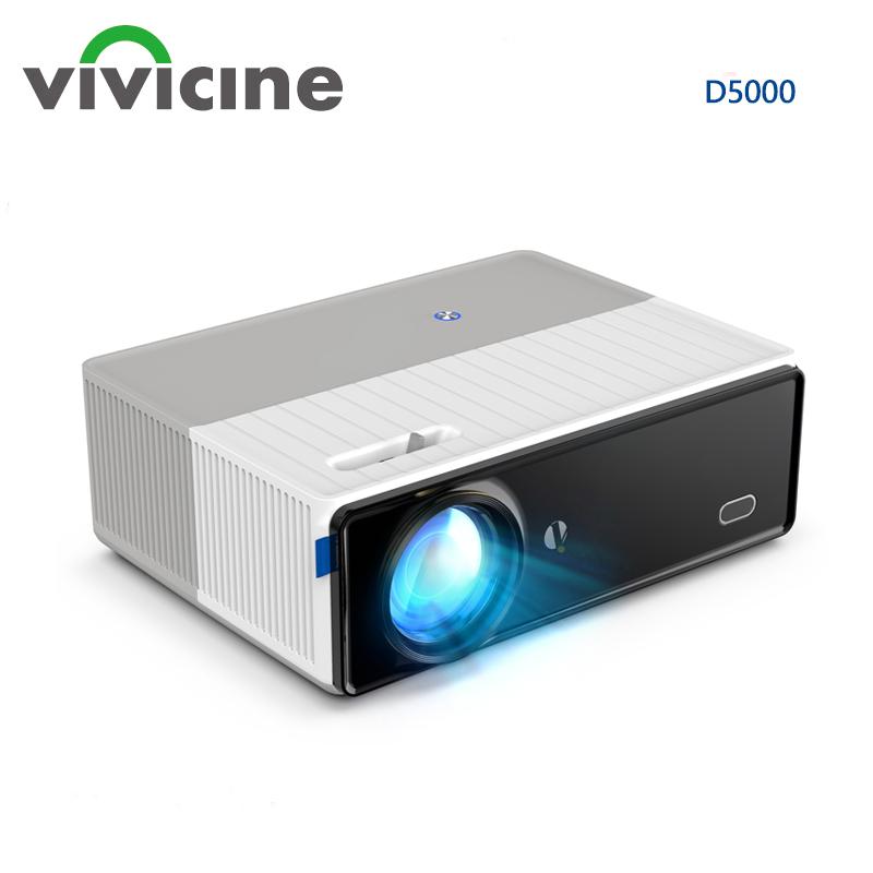Vivicine Новейший проектор для домашнего кинотеатра 7800Lux Smart Android 9,0 WIFI 1080p Full HD, мультимедийный проектор 1920x1080 пикселей
