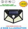 Solar Lights Outdoor 100 LED Wall Lamp Motion Sensor Lights Waterproof Solar Street Light for Garden Porch Yard Garage