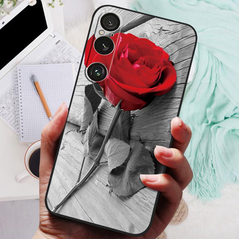Чехол для Sony Xperia 1 VI Животные Мягкий Силикон ТПУ Задняя Крышка Чехлы для Телефона Для Sony Xperia1 VI Защитный Бампер Ударопрочный Capa
