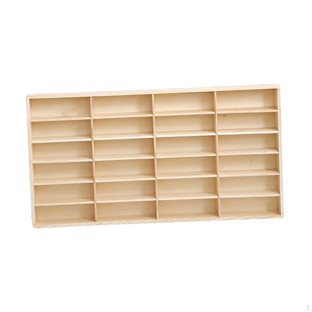 Деревянный разделитель для хранения, дисплей, настольная настенная полка для игрушечных машин