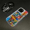 Mechanical Mario phone case for Apple 17, iPhone 16/13, colorful silver case for 15/14 plus, trendy 12, anti-drop