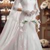 White Blossom Wedding Flowers Pearl Handle Top Handle Bouquet Bridal Bouquet  Creative Gift