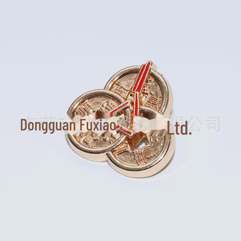 2024 Золотая металлическая пряжка для обуви в виде цветка Аксессуары для DIY и торговых центров