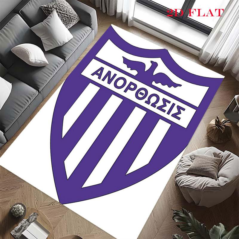 Anorthosis Famagusta FC Carpet Rug for Living Room Bedroom Home Sofa Decoration,Kids play Nonslip Floor Mat