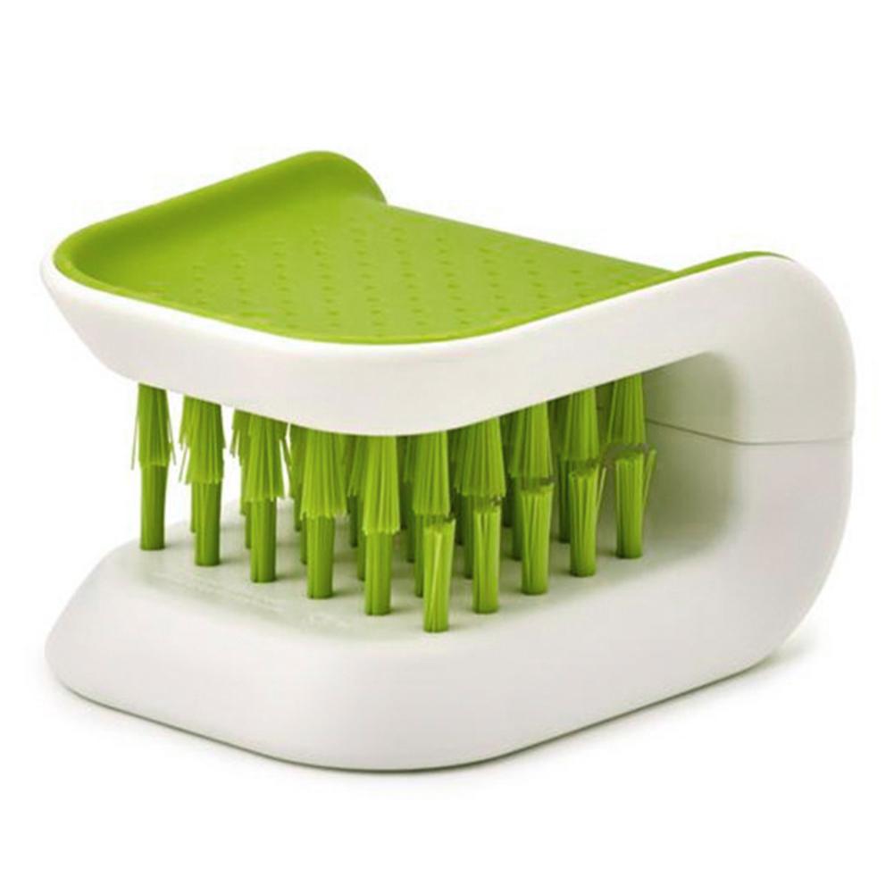 Щетка для чистки ремня безопасности автомобиля Двусторонняя U-образная Безопасный инструмент для мытья ремней в автомобиле Складной лоток Губчатая лезвийная щетка