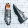 Fashion Hot Selling Banquet Formal Shoes Europe America Pointed Men's Loafers Soft Soles Casual Style Luxurious Men's Business Shoes