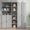 VidaXL Highboard Sonoma Grey 40x41x185 Cm Engineered Wood, Sideboard, Storage Cabinet, High Cabinet, Cabinet, Wardrobe 3281671