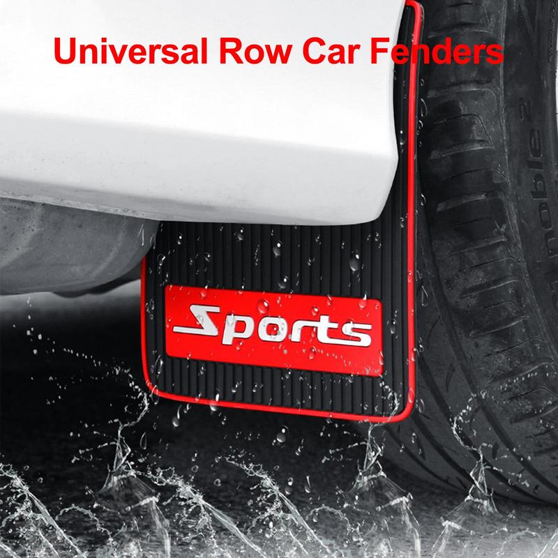 Car Mud Flaps 2pcs Rally Armor Mud Flaps Car Mud Flaps Universal PVC Mudguard Soft No Collision Front And Rear Guards Mud Flaps