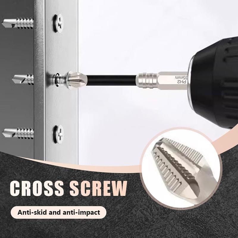 High Magnetic Screwdriver Drill Bit Set Strong Magnetic Durability Screwdriver Drill Bit Set Universal Anti-Slip Magnetic