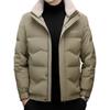 Зимняя утолщенная куртка-пуховик для мужчин среднего и пожилого возраста, новая повседневная короткая теплая мужская куртка для папы
