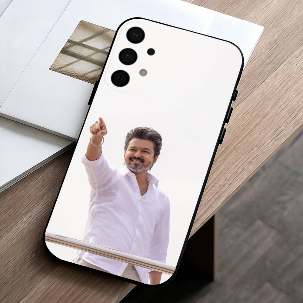 T-ThalaPathy Actor V-Vijay-Y Phone Case For Samsung Galaxy A73,A72,A71,A70,A53,A52,A51,Others Soft Black Cover