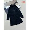 2026 SS Womens Casual Sport Tracksuit Long Sleeve Hooded Top Shorts Set Air Layer Fabric