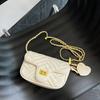 Versatile Messenger Bag Women's Summer New Trendy Diamond Chain Bag Small Square Bag Shoulder Bag