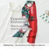Универсальный шарф с рождественским элементом - Праздничный бант, декоративные шарфы-ленты для аксессуаров для волос, украшения сумки и подарка