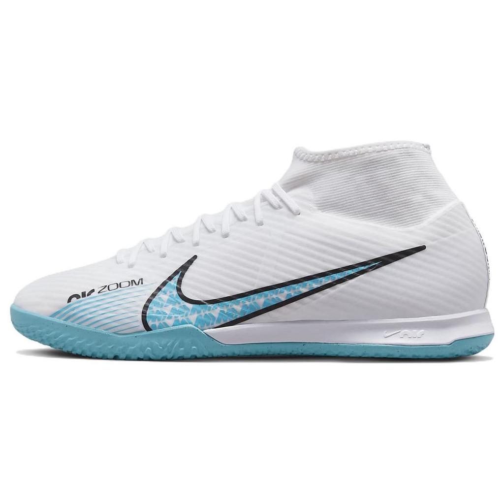 Nike Zoom Mercurial Superfly 9 Academy IC Blast Pack Men Sneakers White Pink-Blast Baltic-Blue DJ5627-146