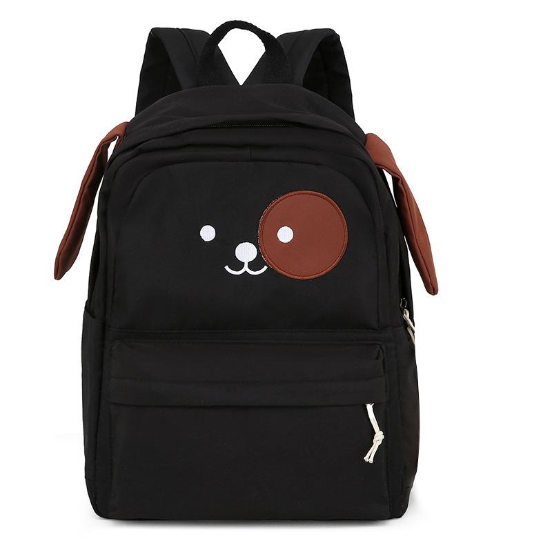 Lightweight puppy schoolbag female cute junior high school student primary school student third to sixth grade large capacity backpack simple backpack