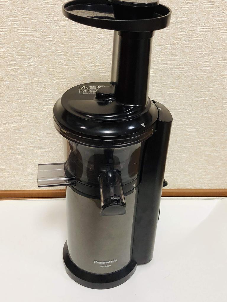 Panasonic Соковыжималка низкоскоростная Vitamin Server Cold Press Aragoshi совместимая с книгой рецептов Frozen Graphite Gray MJ-L600-H