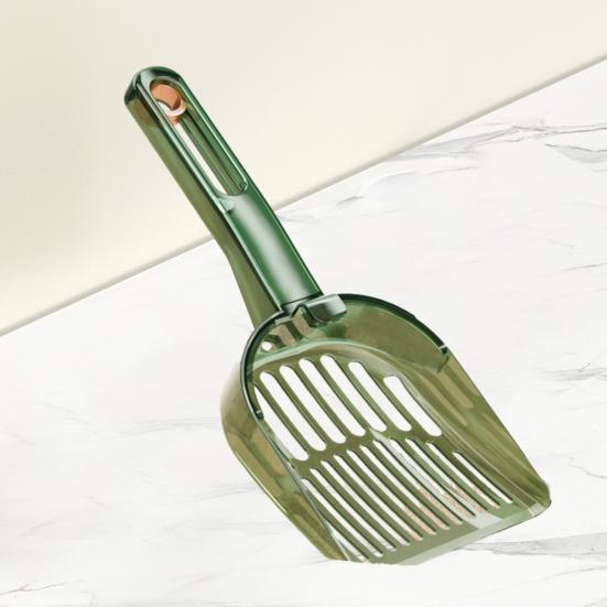 Лопатка для кошачьего туалета с эргономичной ручкой, расширенная полая конструкция, многоразовая лопатка для домашних животных, инструмент для чистки какашек