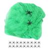 Colorful Halloween Spider Web Stretchable Cotton Cobwebs Elastic Scary Party Scene Props for Halloween Christmas Eve Parties