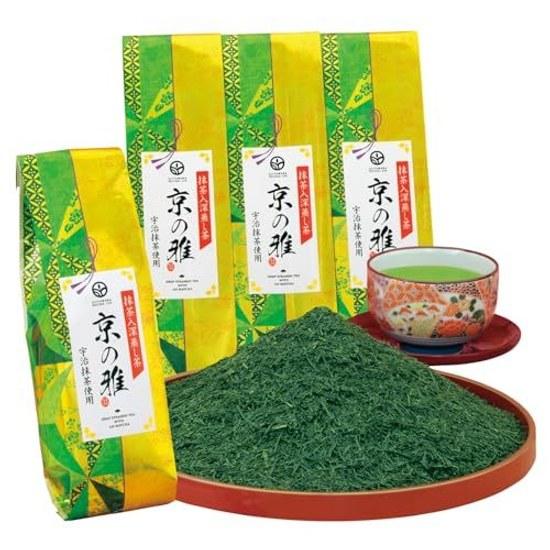 KyotoUjitawara Seicha Joukyuu Fukamushi Chaba Kyo no Miyabi Ryokucha Sencha Ocha Nihoncha Fukamushicha Kyoto Chabako Kowake Koukyuu (250g4) 28490