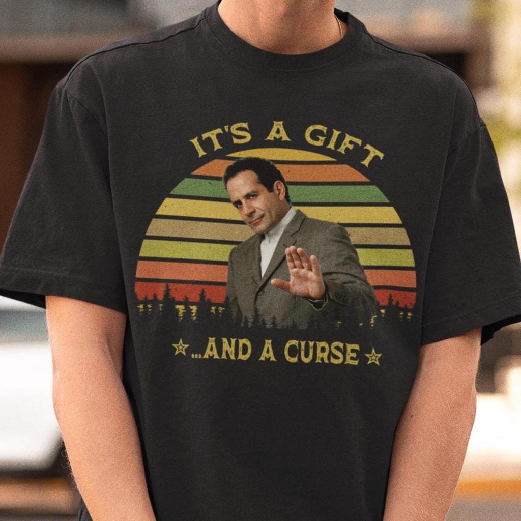 Adrian Monk It's A Gift And A Curse Shirt, Monk Tv Show Tshirt, Retro Detective Tee