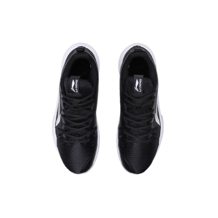 Li Ning Magic Cloud Wear Resistant Breathable Low Top Basketball Shoes Men Sneakers Black White ABPQ043-7
