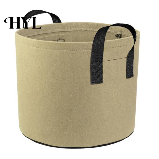 Indoor Plant Container 5 Gallon Grow Bag Non-woven Fabric Planting with Handles Space-saving Holder Breathable Garden Pot for Outdoor Vegetables