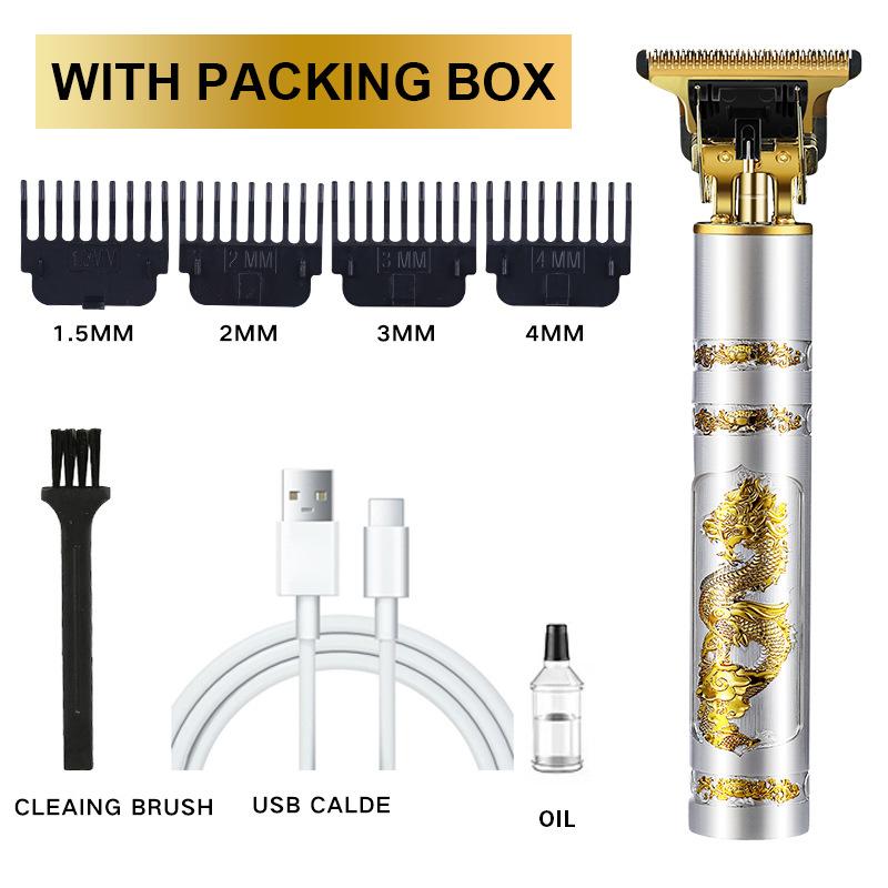 Rechargeable Vintage T9 Cordless Hair Cutting Machine Electric Shaver For Man Hair Clipper Barber Trimmer Beard Razors