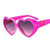 Modern Designer New Custom High Quality Fashion Women Anti Uv Heart Sunglasses Men Luxury Trend Black Heart Shades Sunglasses