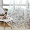 1PC Lozujoju Home Decor Jacquard White Voile Fabrics Modern Window Screening Tulle Curtains