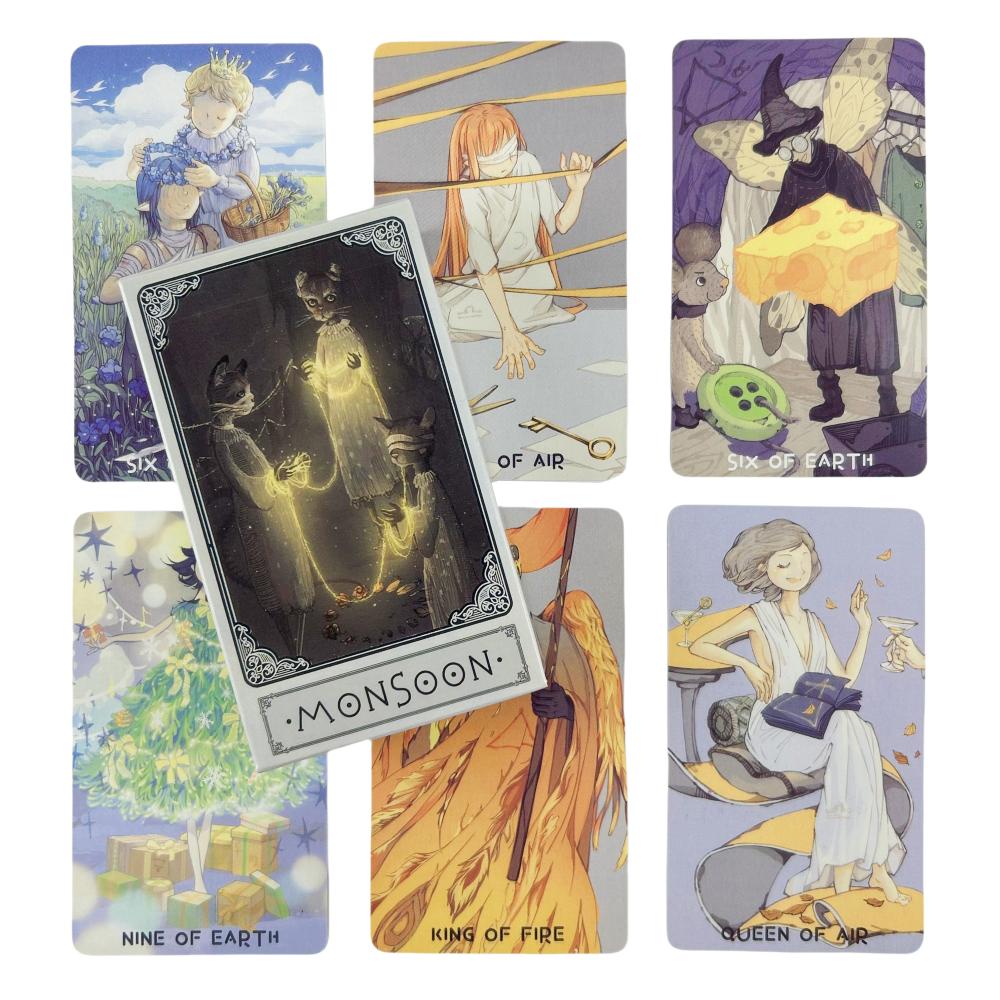 Карты Таро «Муссон» Игра для начинающих Судьба Видения Гадание Centennial Wisdom Edition Oracke Игральная доска Колода