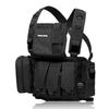 Жилет для выживания Тактический жилет Жилет Chest Rig Легкий модульный жилет MOLLE Оборудование для выживания 2way Технические характеристики Усиленный нейлон Черный