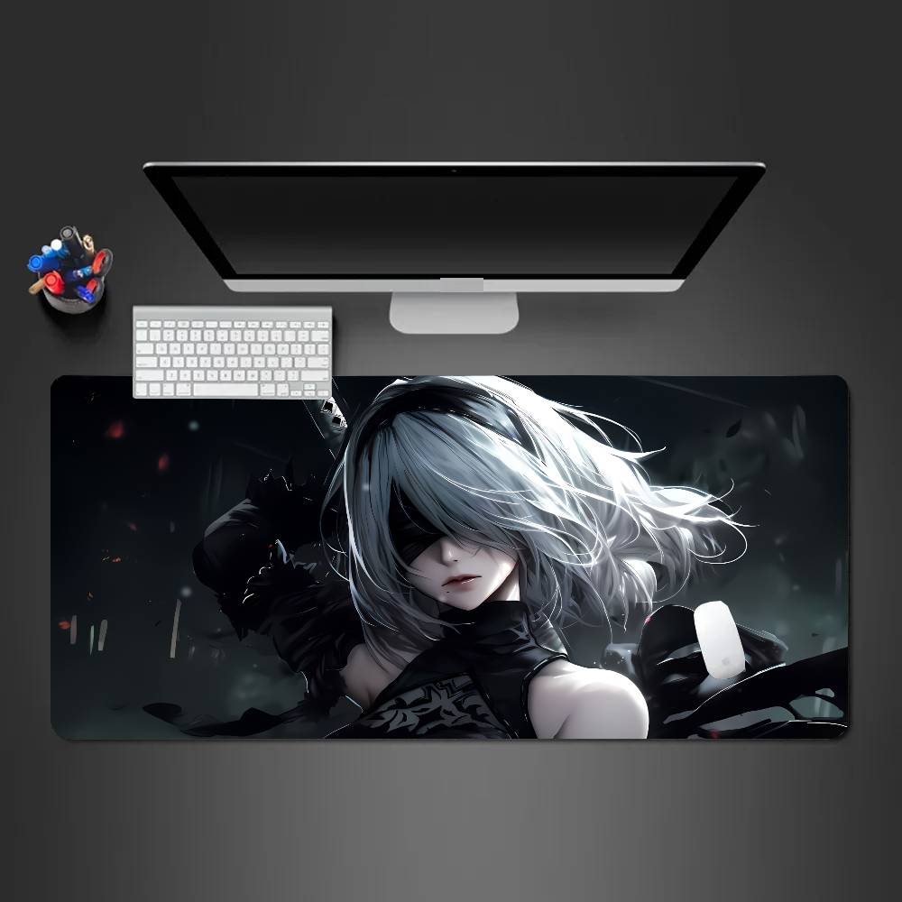 Nier Automata Аниме Игра-файтинг Коврик для мыши Коврик для стола С ковриком Игровые аксессуары Prime Gaming XXL Коврик для клавиатуры Набивка M