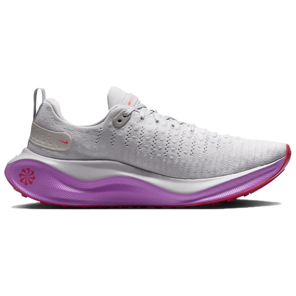 Nike React Infinity Run 4 Vast Grey Hyper Violet Bright Crimson Мужские кроссовки DR2665-011