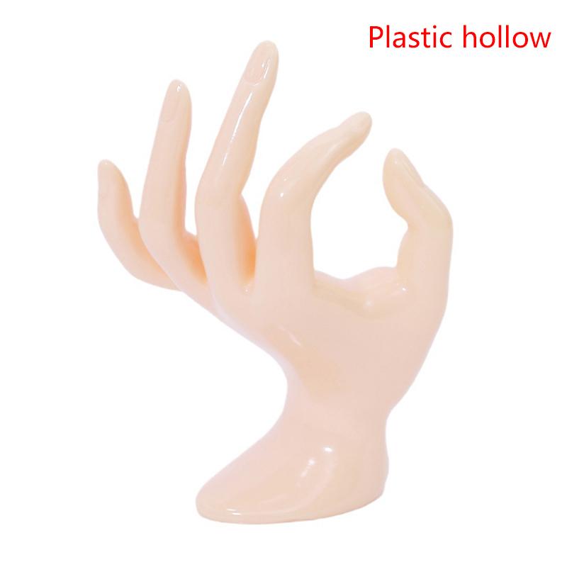 Пластиковая подставка-дисплей для колец, модель руки 'ОК', реквизит для съемки украшений в прямом эфире, подставка-дисплей для браслетов