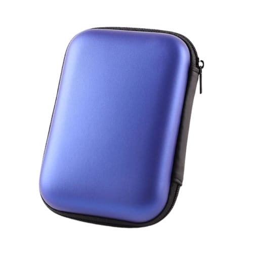 QUHSSHIK Waterproof Card Holder Game Case for Playing Cards, Royal Blue